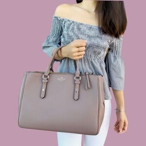 Kate Spade Leighann Mulberry Street Large Satchel Handbag